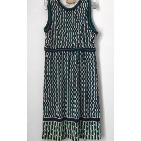 Max Studio Geometric Print Sleeveless Sun Dress - Picture 2 of 6